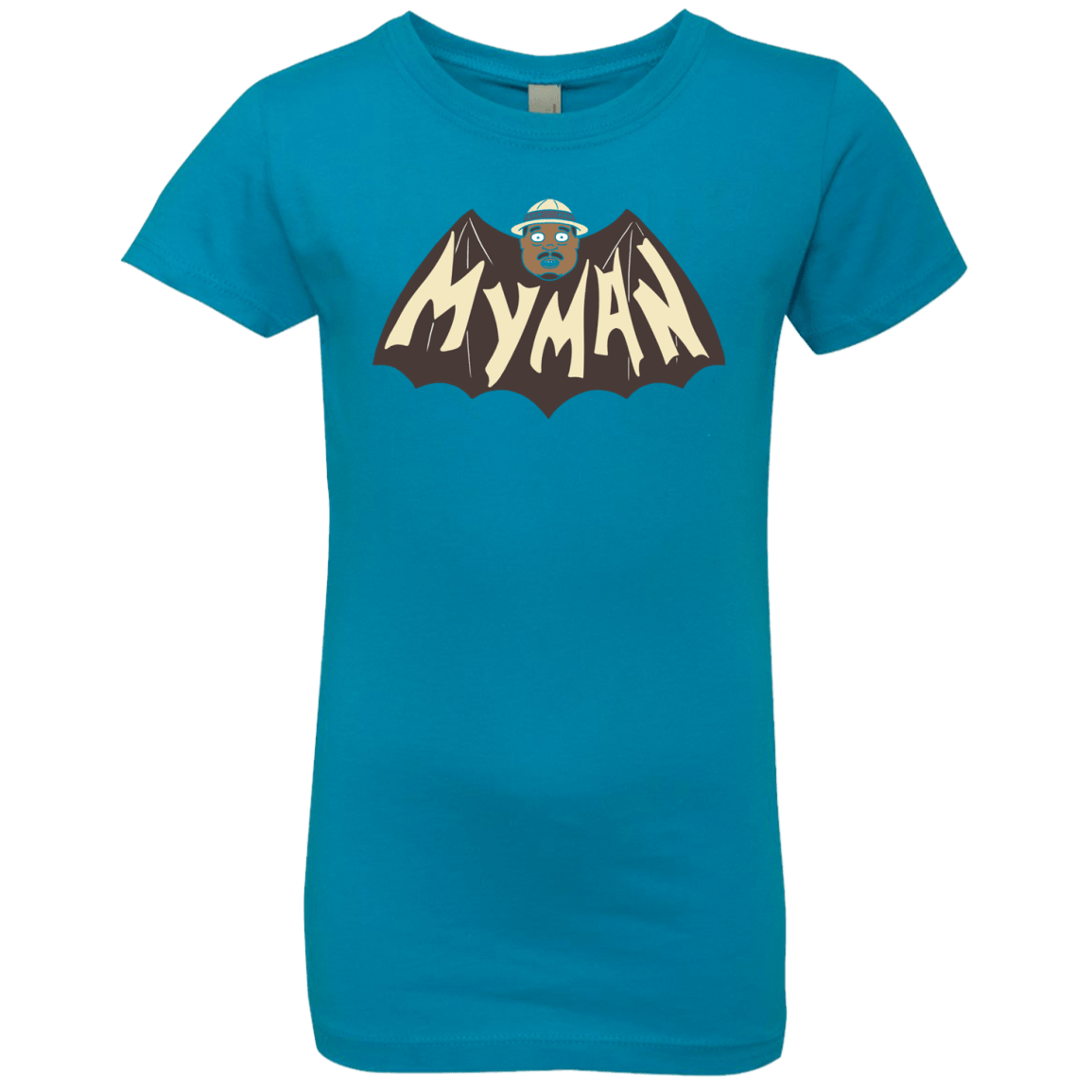 T-Shirts Turquoise / YXS My Man! Girls Premium T-Shirt