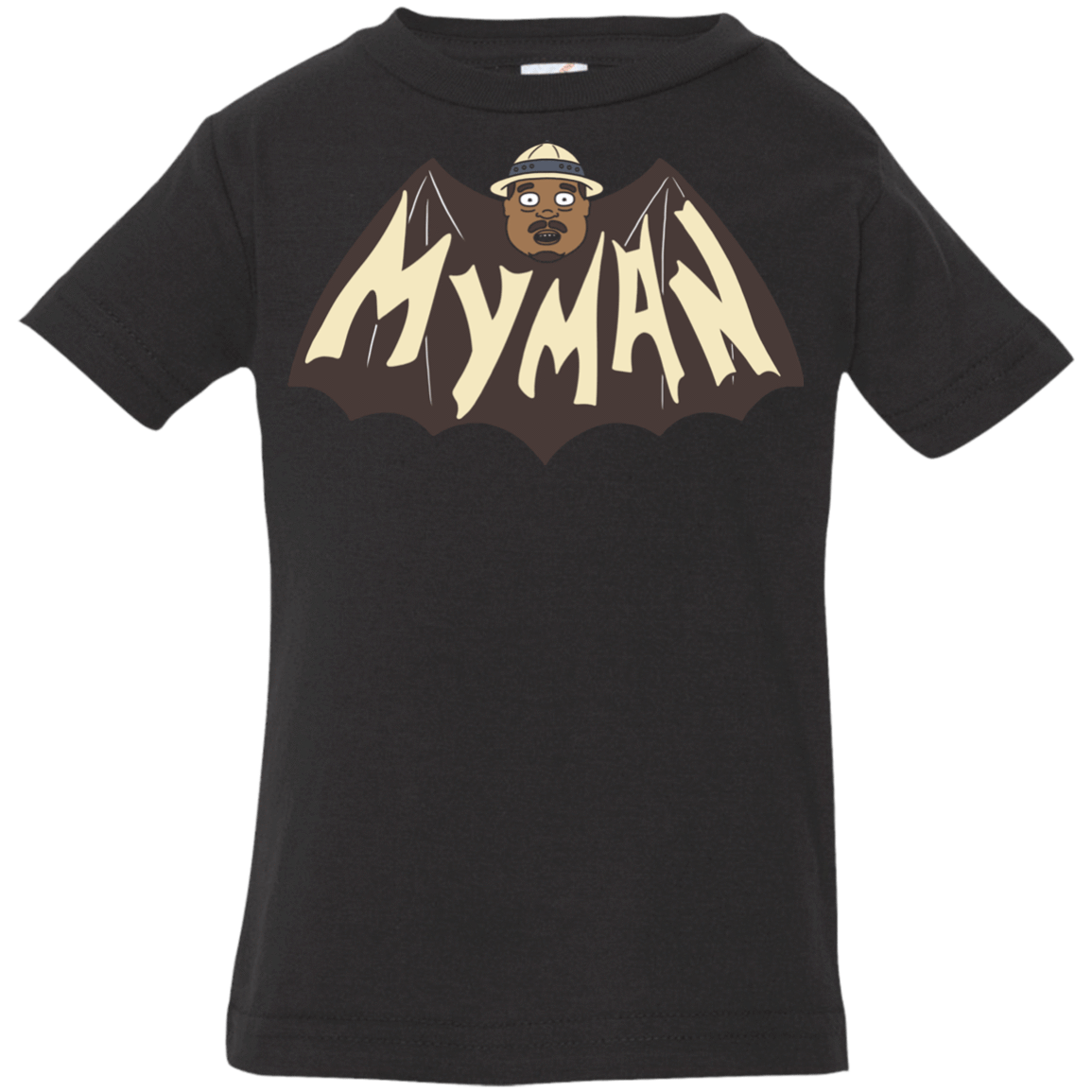 T-Shirts Black / 6 Months My Man! Infant Premium T-Shirt