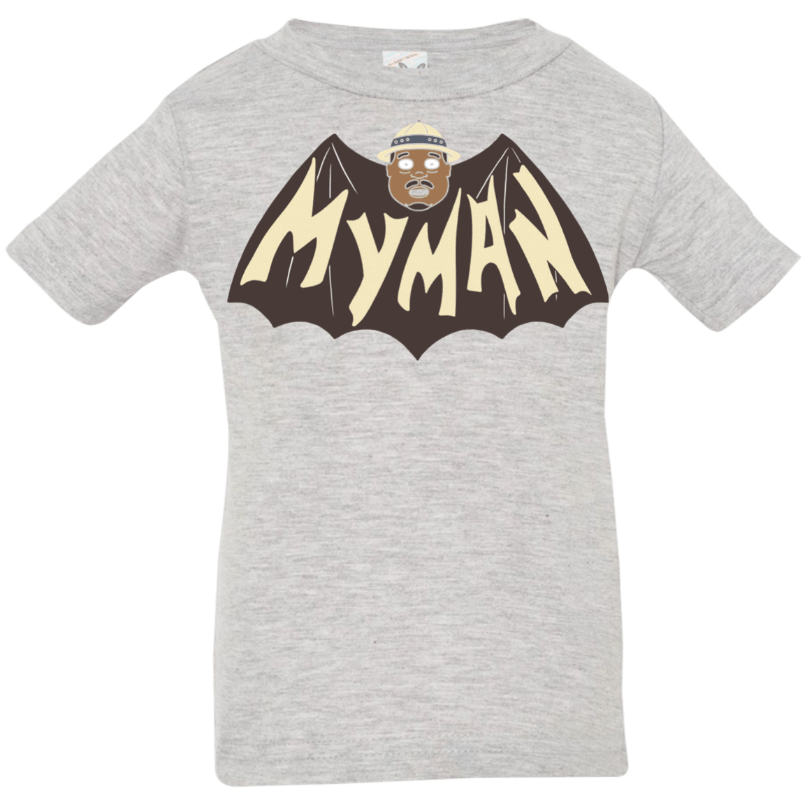 T-Shirts Heather Grey / 6 Months My Man! Infant Premium T-Shirt