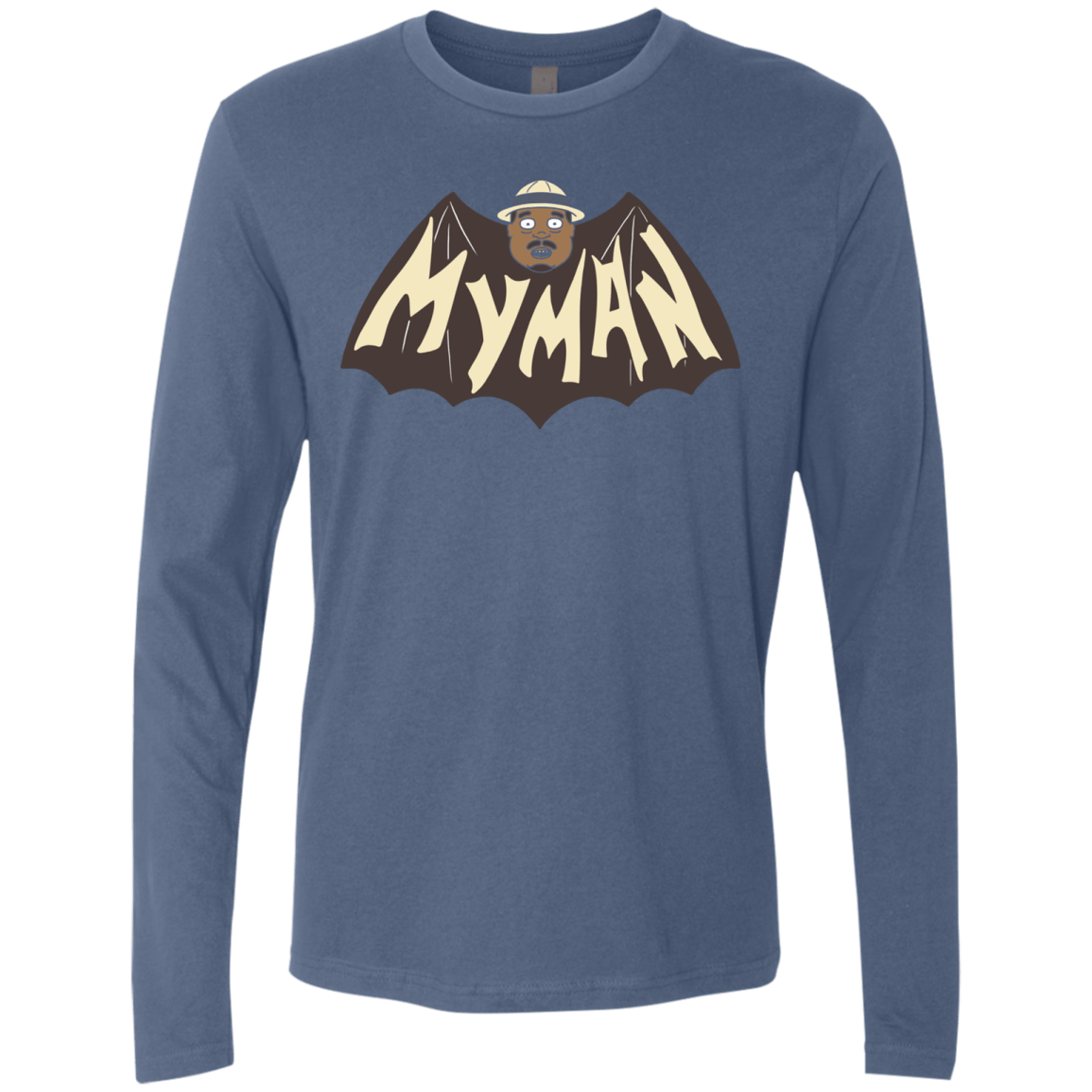 T-Shirts Indigo / S My Man! Men's Premium Long Sleeve