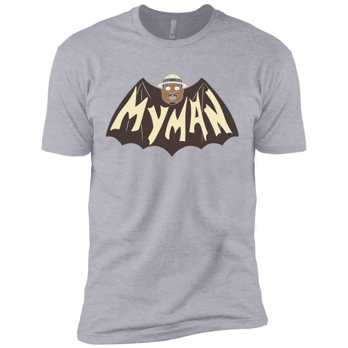 T-Shirts Heather Grey / X-Small My Man! Men's Premium T-Shirt