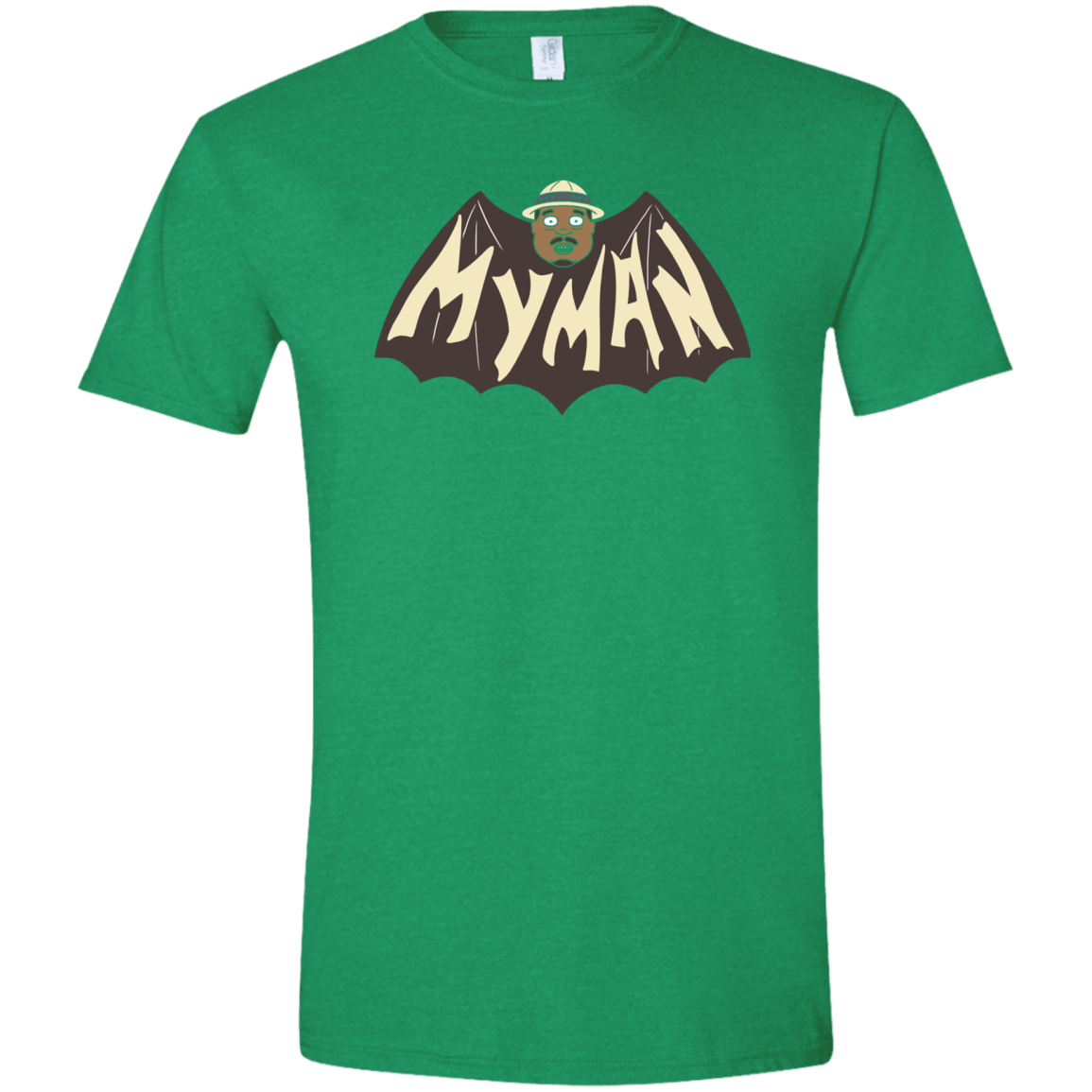 T-Shirts Heather Irish Green / S My Man! Men's Semi-Fitted Softstyle