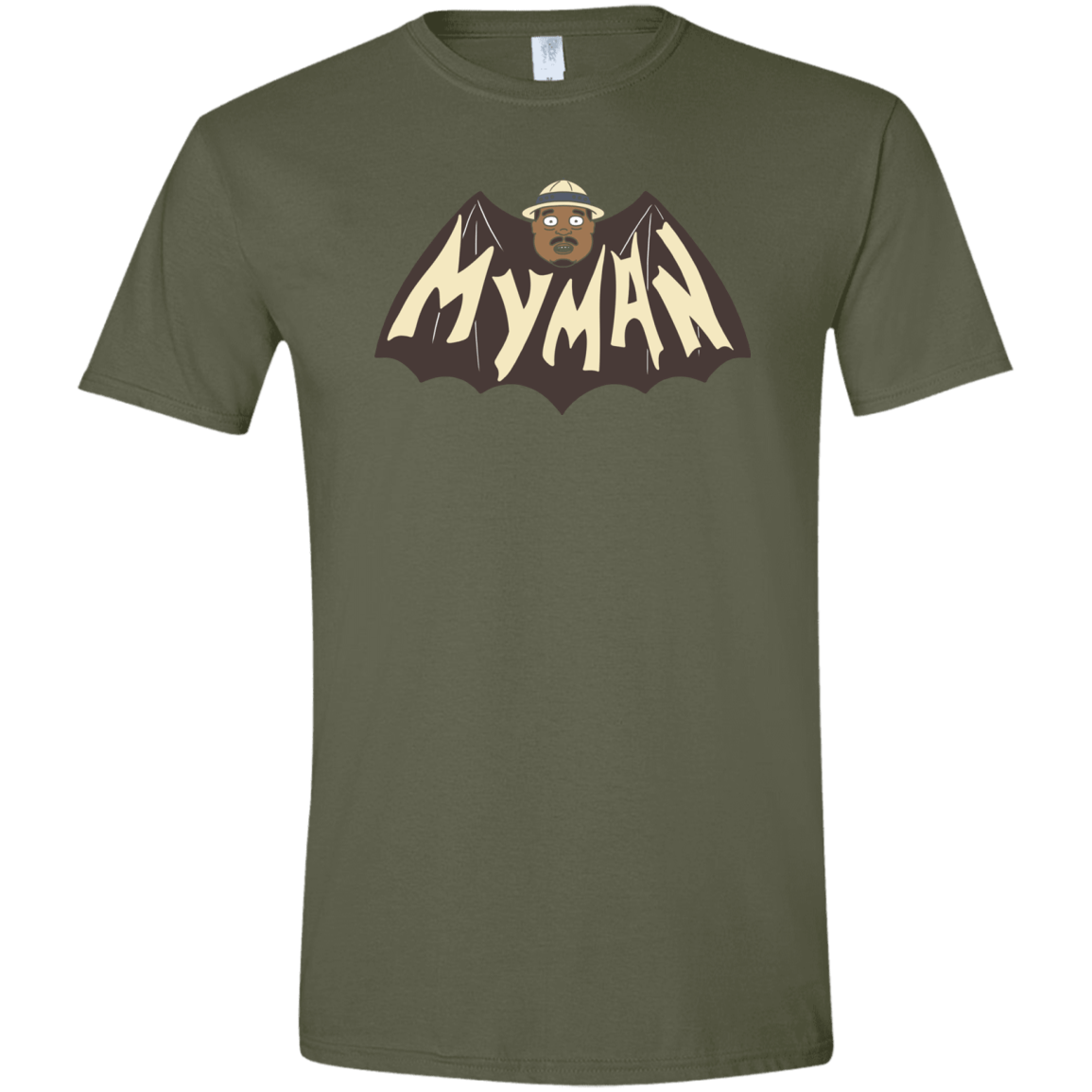 T-Shirts Military Green / S My Man! Men's Semi-Fitted Softstyle