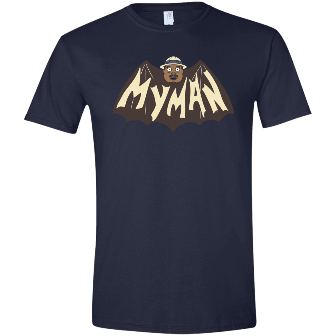 T-Shirts Navy / X-Small My Man! Men's Semi-Fitted Softstyle