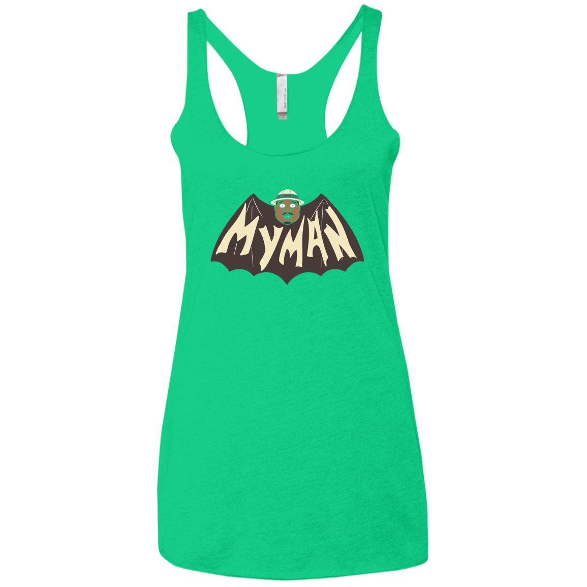 T-Shirts Envy / X-Small My Man! Women's Triblend Racerback Tank
