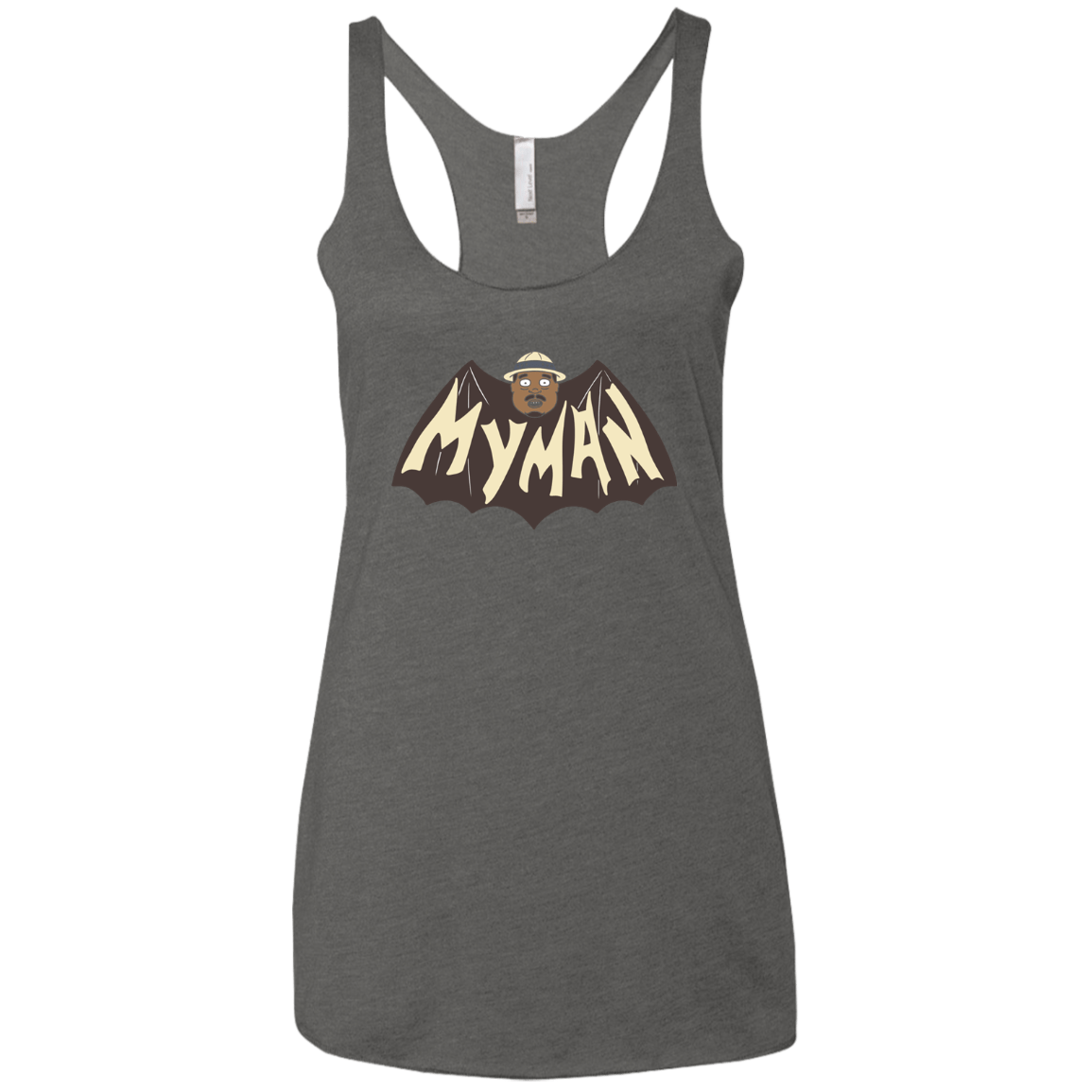 T-Shirts Premium Heather / X-Small My Man! Women's Triblend Racerback Tank