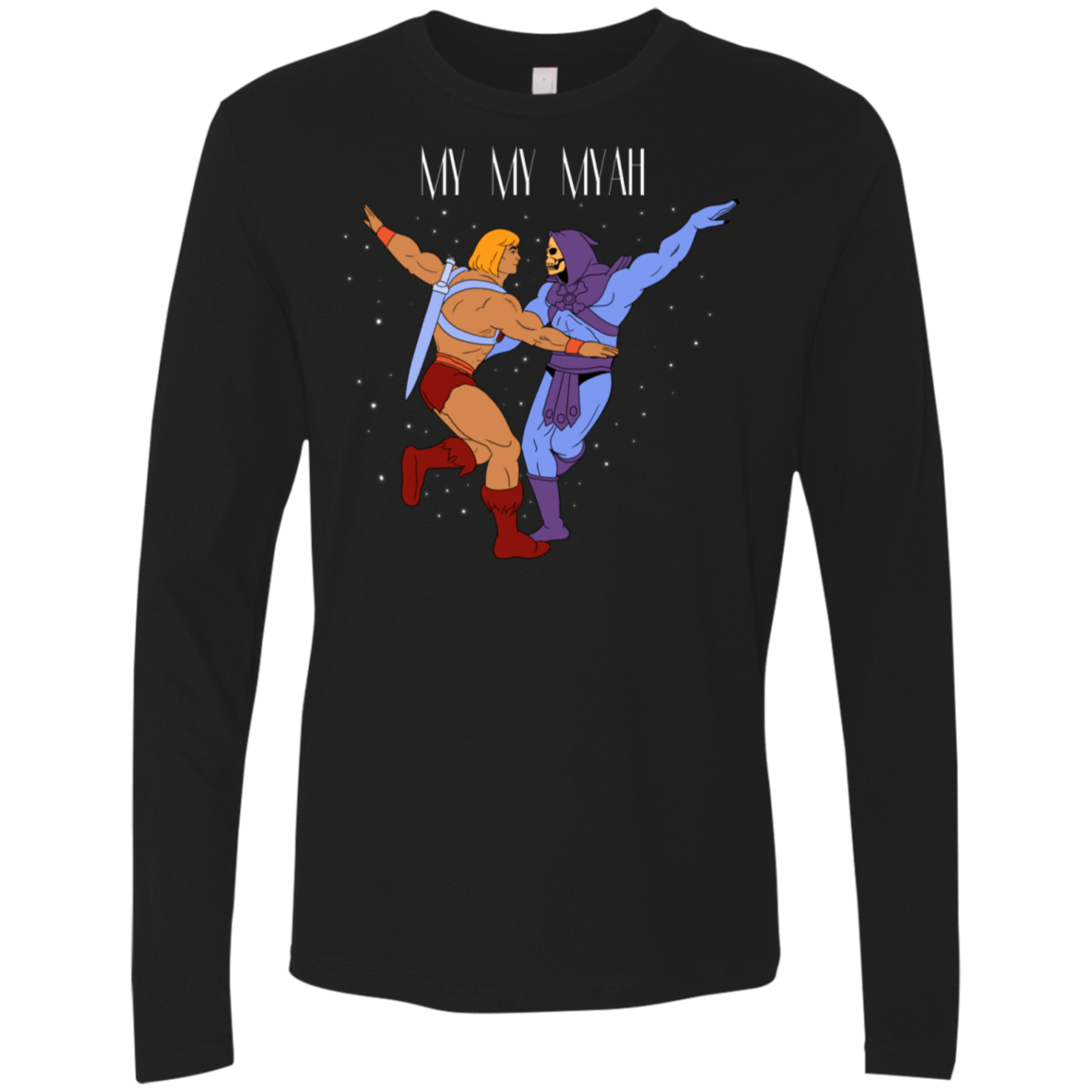 T-Shirts Black / S My My Myaah Men's Premium Long Sleeve