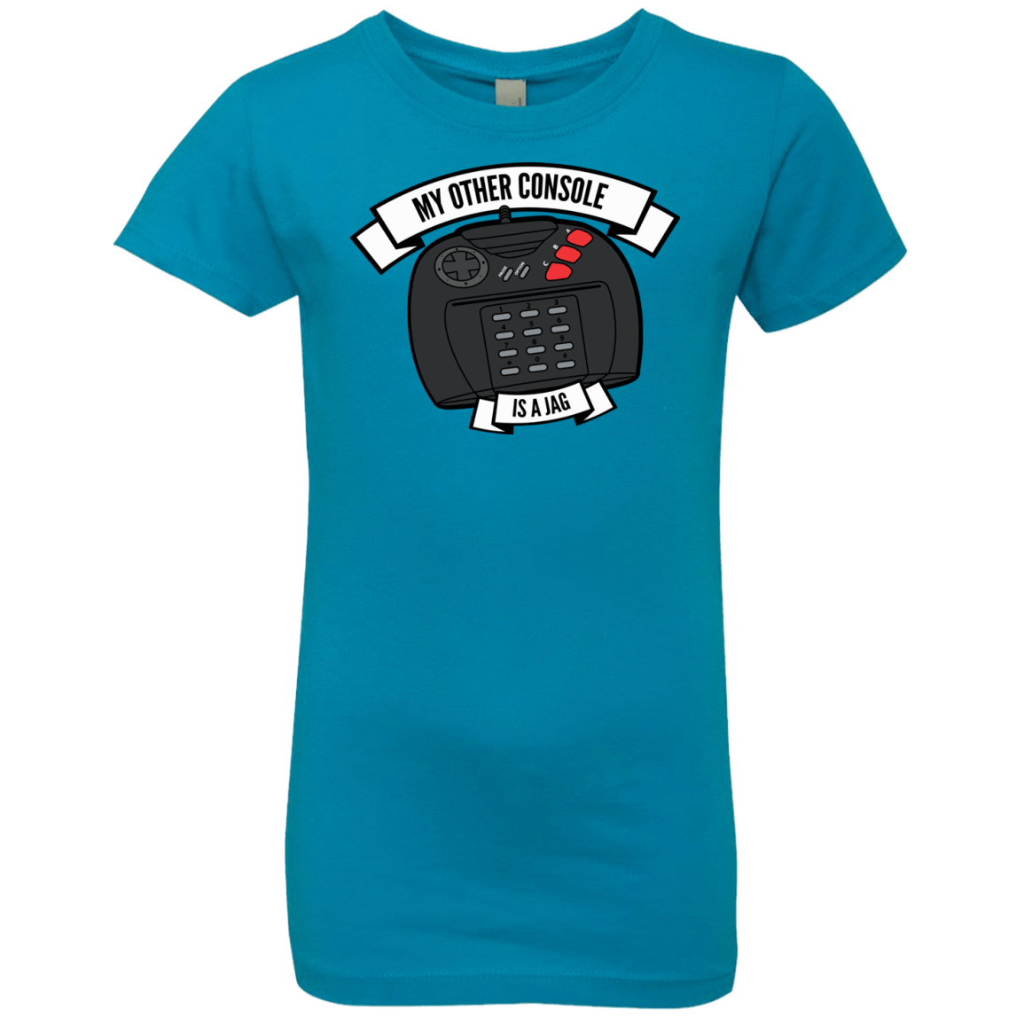 T-Shirts Turquoise / YXS My Other Console Is A Jag Girls Premium T-Shirt