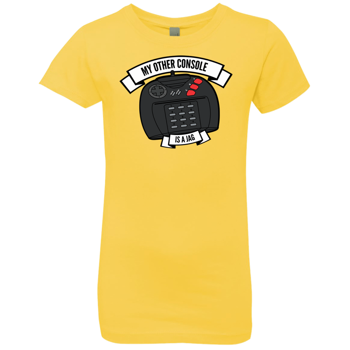 T-Shirts Vibrant Yellow / YXS My Other Console Is A Jag Girls Premium T-Shirt
