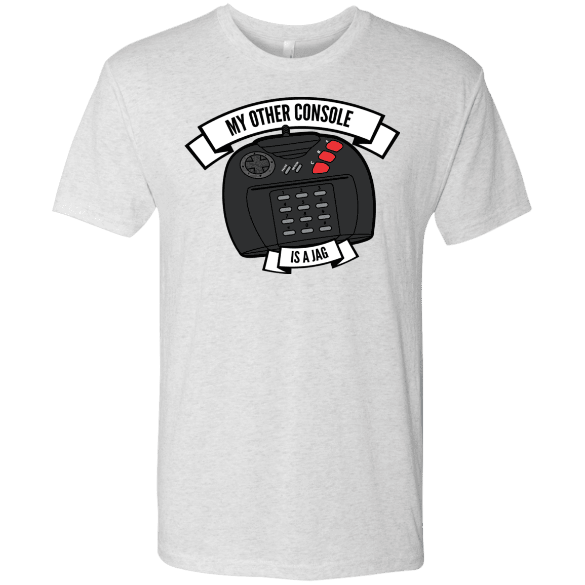 T-Shirts Heather White / S My Other Console Is A Jag Men's Triblend T-Shirt
