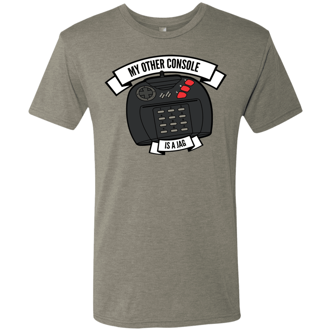 T-Shirts Venetian Grey / S My Other Console Is A Jag Men's Triblend T-Shirt