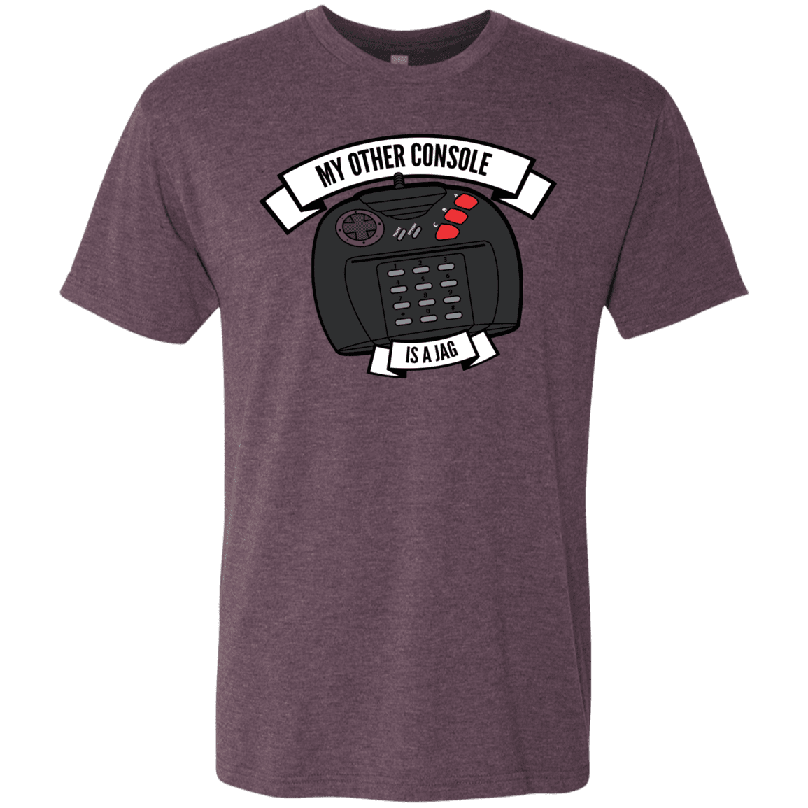 T-Shirts Vintage Purple / S My Other Console Is A Jag Men's Triblend T-Shirt