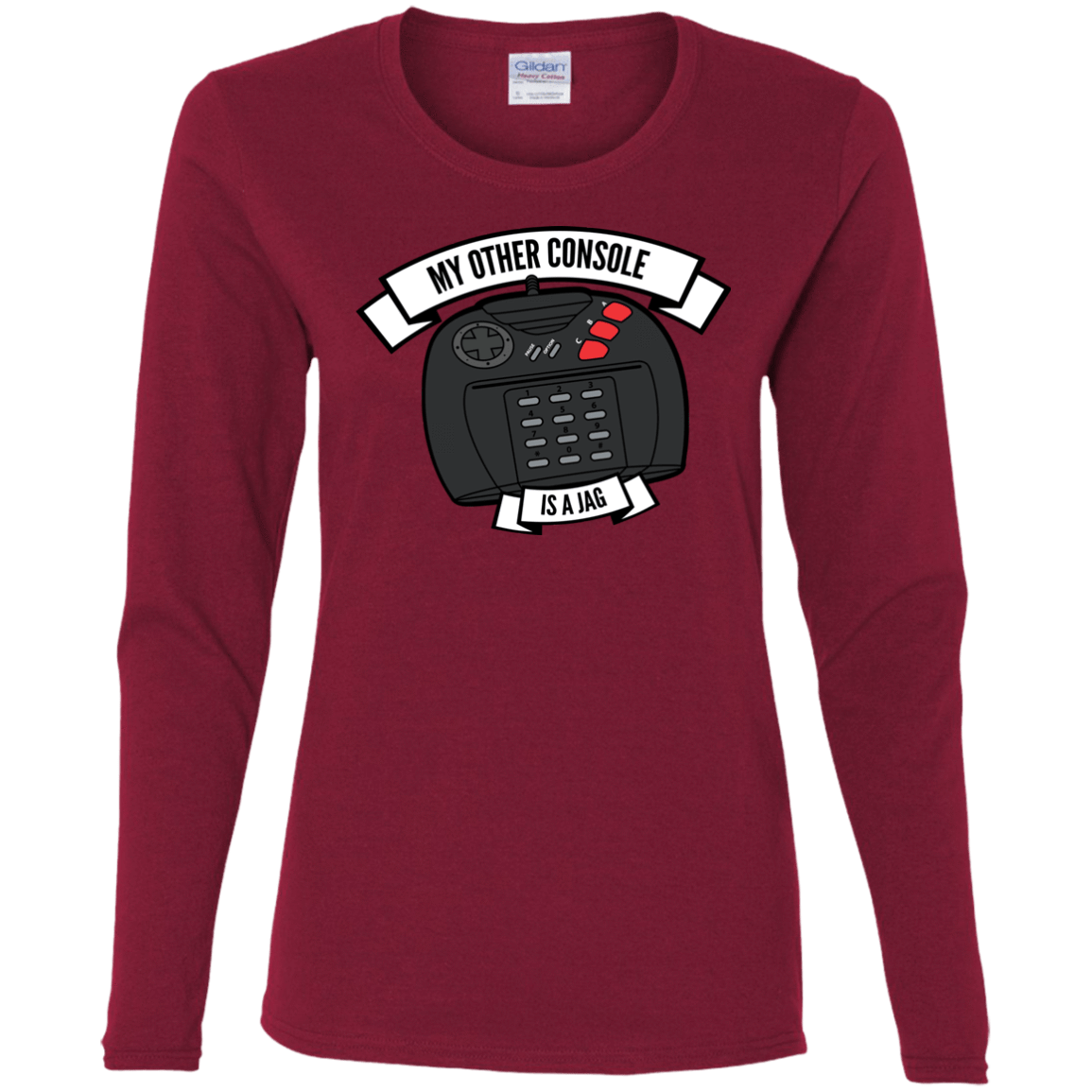 T-Shirts Cardinal / S My Other Console Is A Jag Women's Long Sleeve T-Shirt