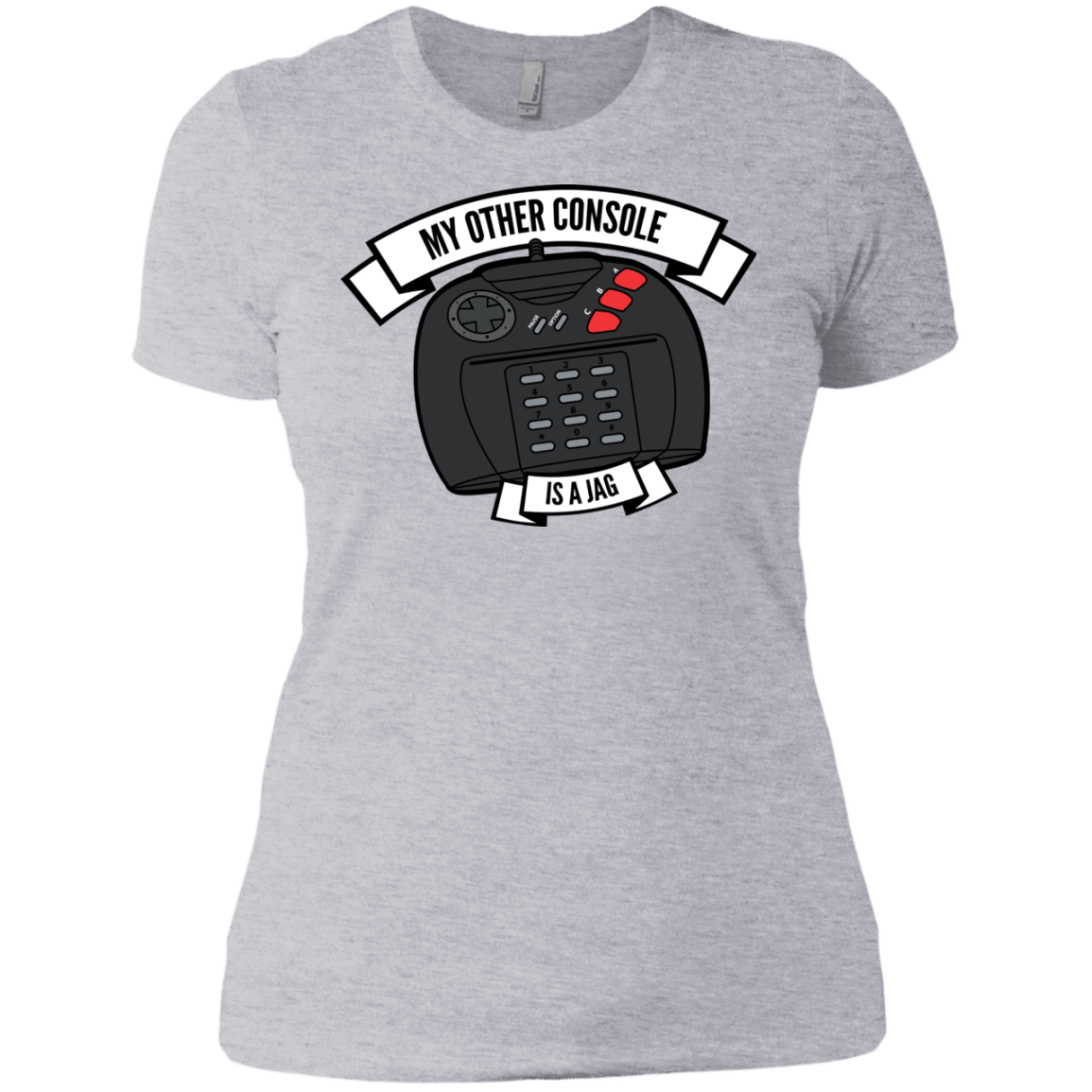T-Shirts Heather Grey / X-Small My Other Console Is A Jag Women's Premium T-Shirt