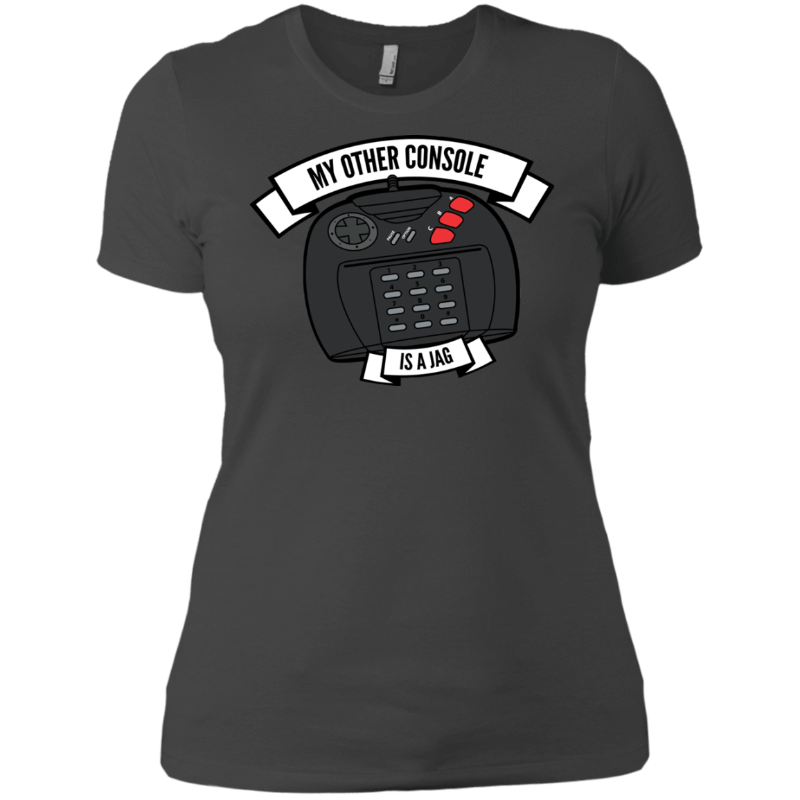 T-Shirts Heavy Metal / X-Small My Other Console Is A Jag Women's Premium T-Shirt