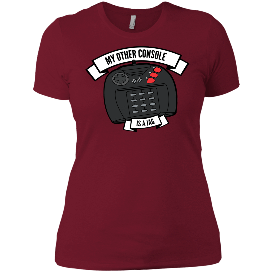 T-Shirts Scarlet / X-Small My Other Console Is A Jag Women's Premium T-Shirt