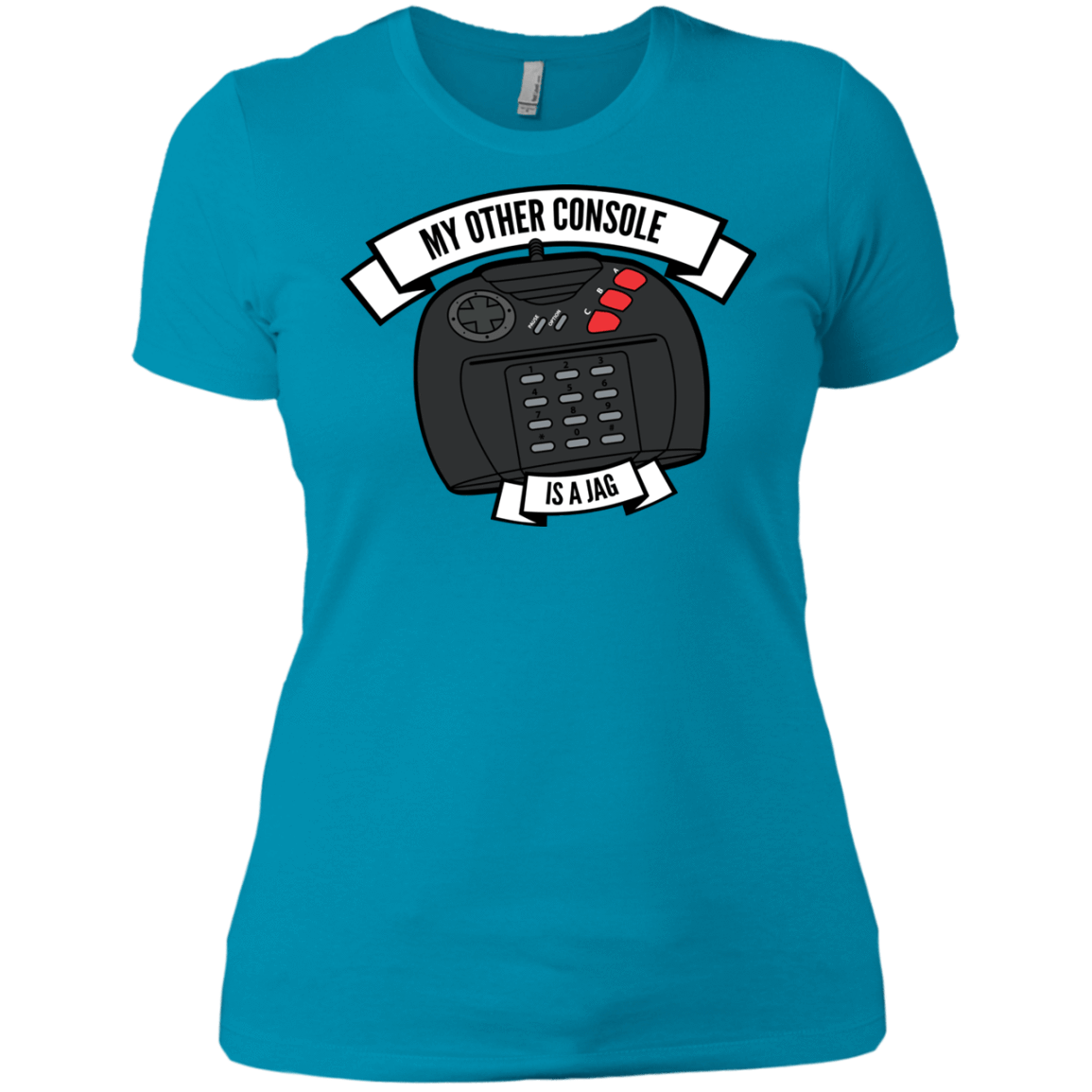 T-Shirts Turquoise / X-Small My Other Console Is A Jag Women's Premium T-Shirt