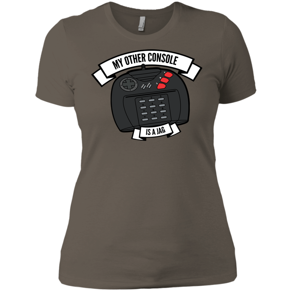 T-Shirts Warm Grey / X-Small My Other Console Is A Jag Women's Premium T-Shirt