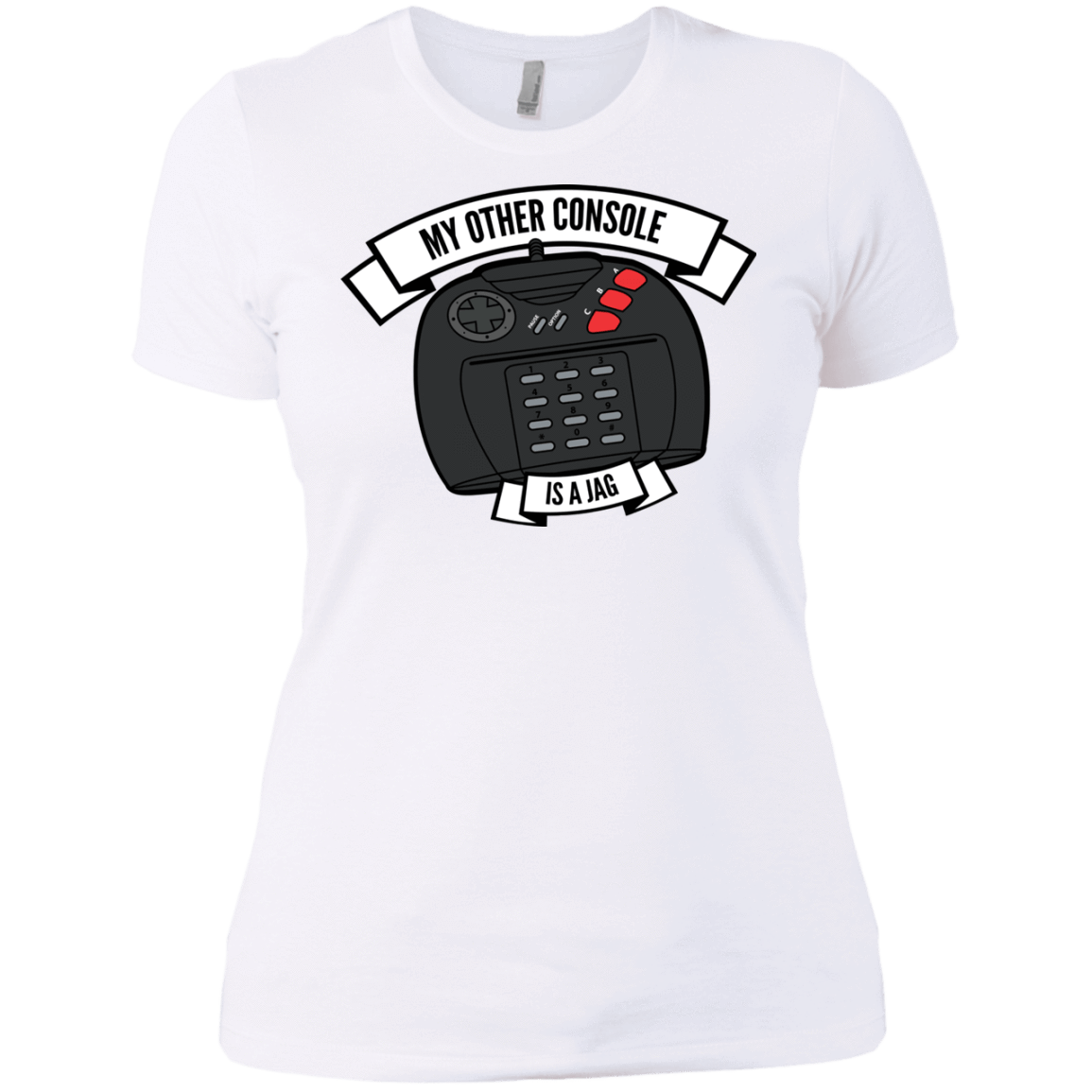 T-Shirts White / X-Small My Other Console Is A Jag Women's Premium T-Shirt