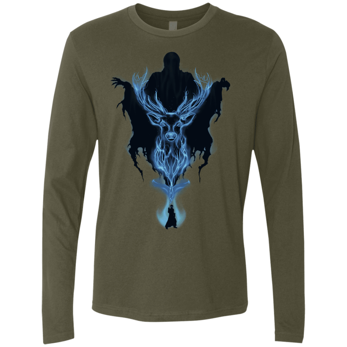 T-Shirts Military Green / S My Patronus Men's Premium Long Sleeve
