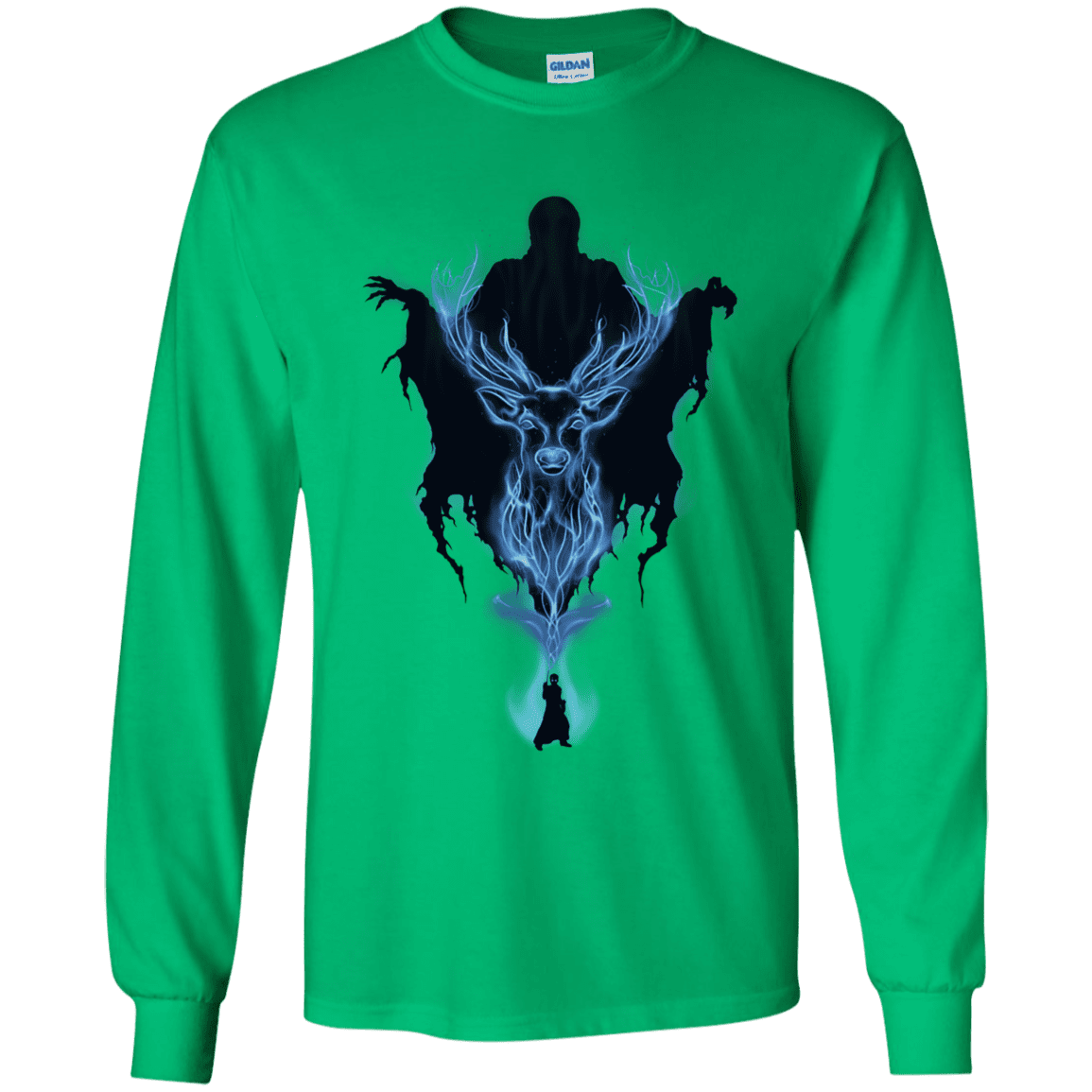 T-Shirts Irish Green / YS My Patronus Youth Long Sleeve T-Shirt