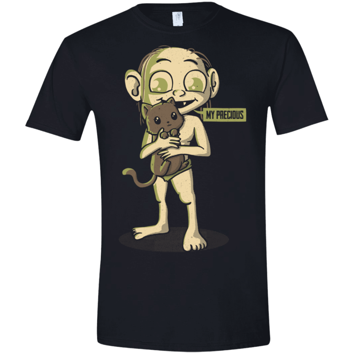 T-Shirts Black / X-Small My Precious Men's Semi-Fitted Softstyle