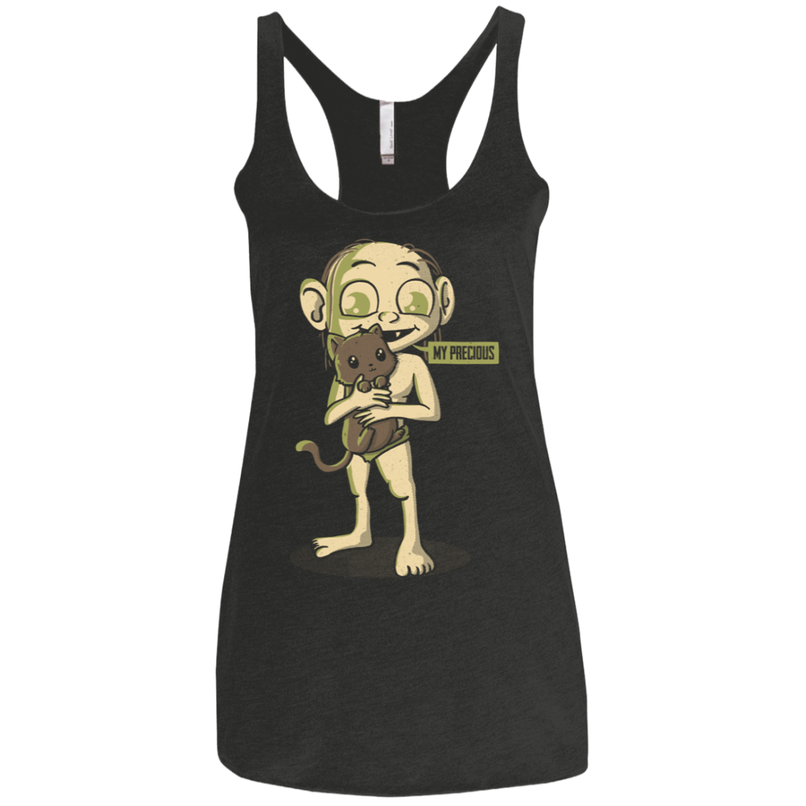 T-Shirts Vintage Black / X-Small My Precious Women's Triblend Racerback Tank