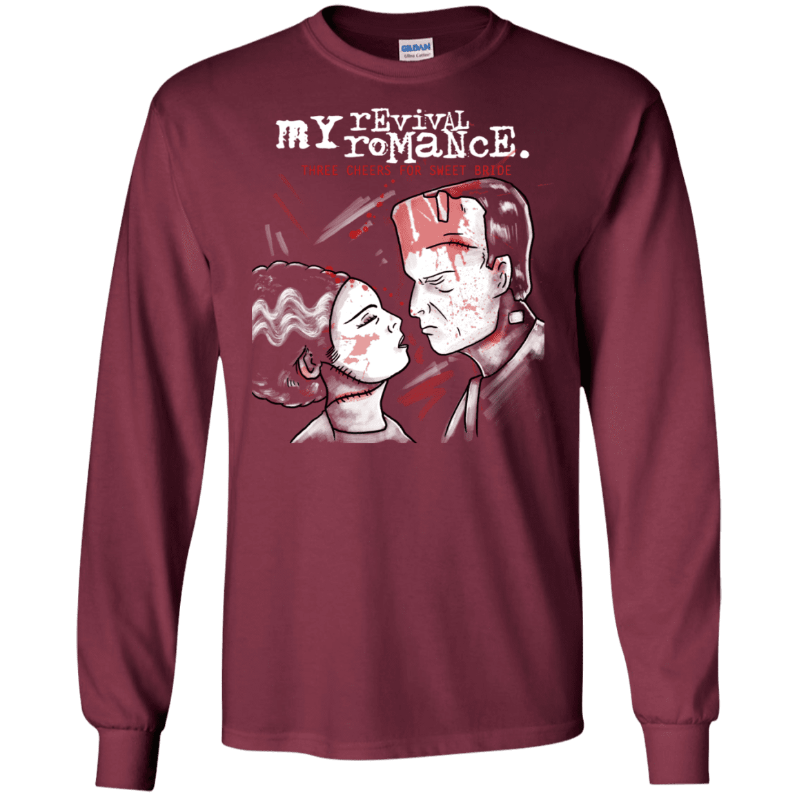 T-Shirts Maroon / S My Revival Romance Men's Long Sleeve T-Shirt