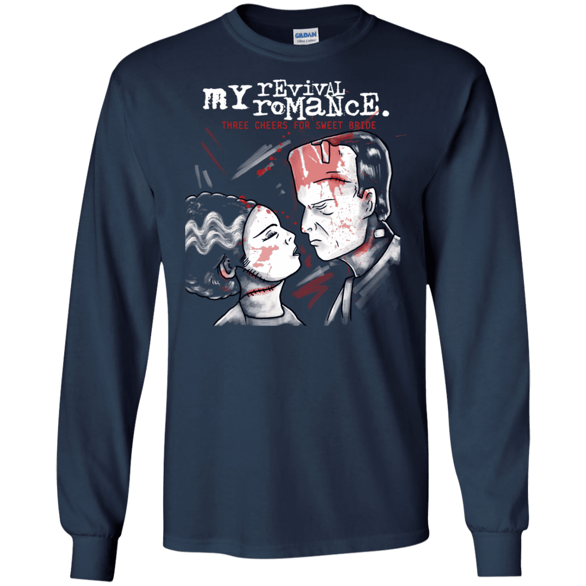 T-Shirts Navy / S My Revival Romance Men's Long Sleeve T-Shirt