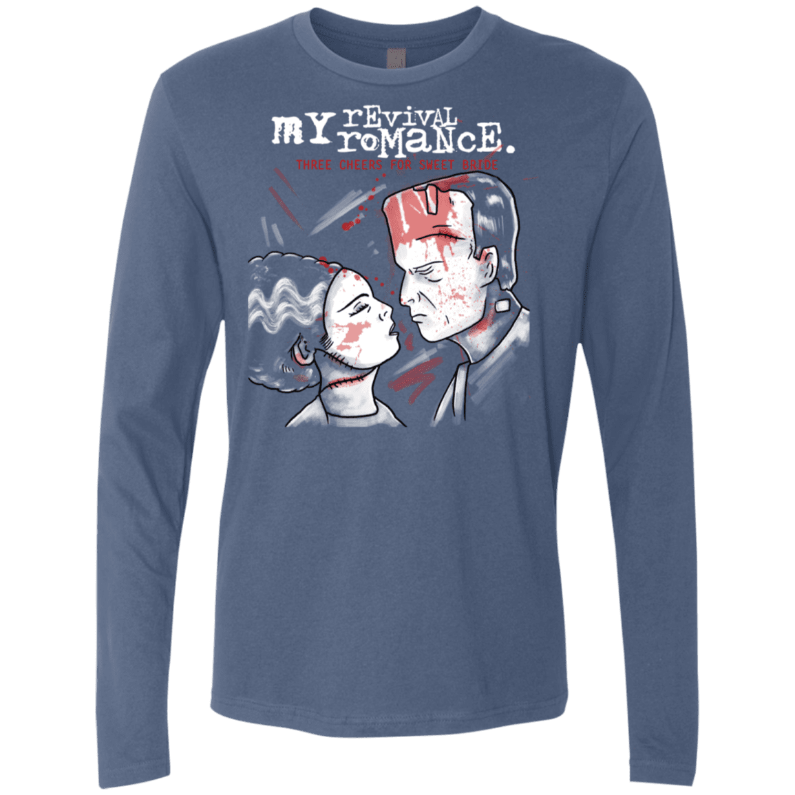 T-Shirts Indigo / S My Revival Romance Men's Premium Long Sleeve