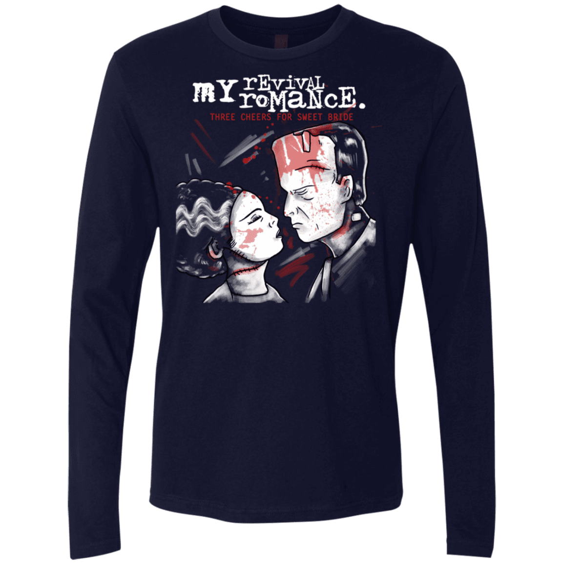 T-Shirts Midnight Navy / S My Revival Romance Men's Premium Long Sleeve