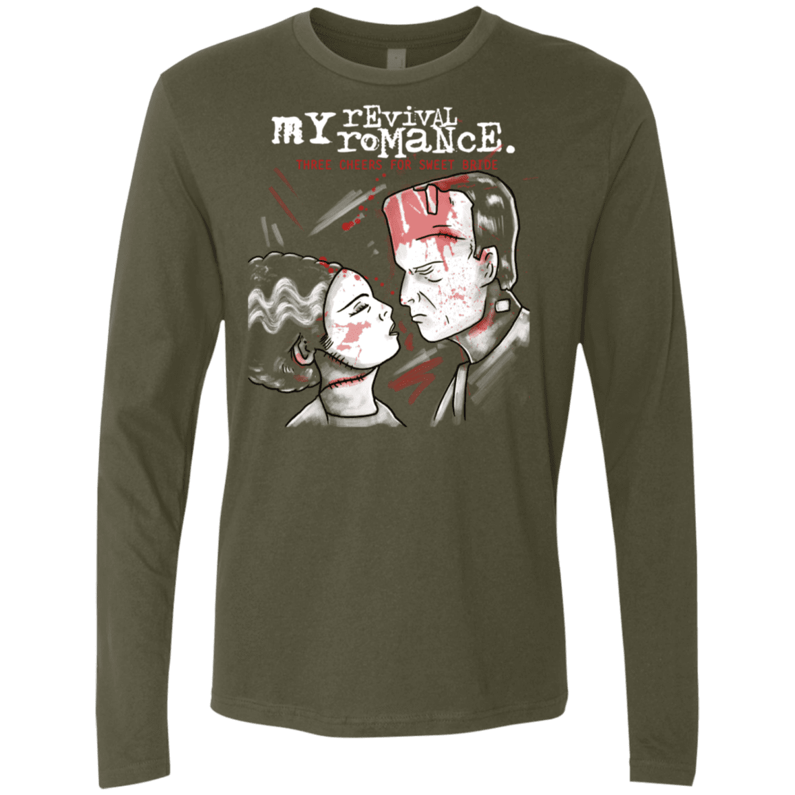 T-Shirts Military Green / S My Revival Romance Men's Premium Long Sleeve