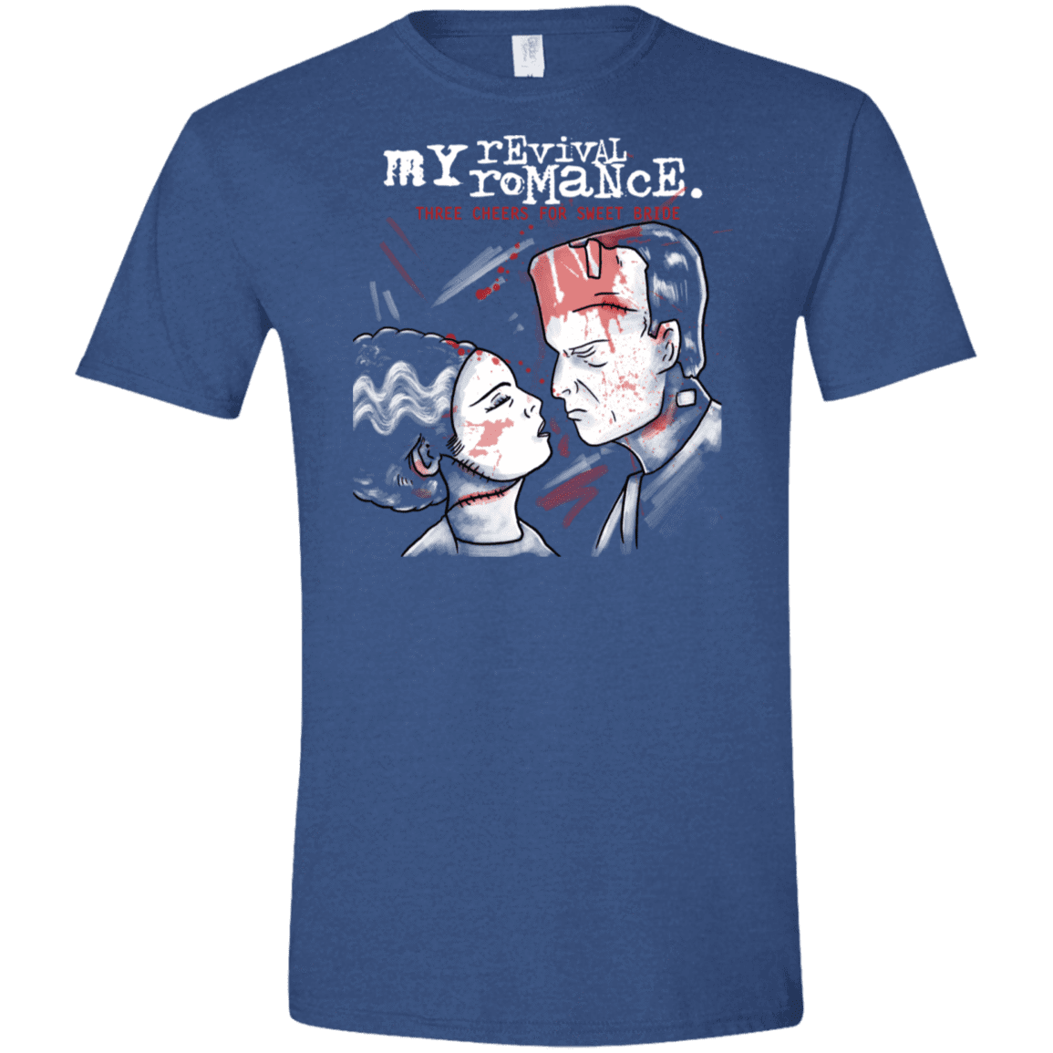 T-Shirts Heather Royal / X-Small My Revival Romance Men's Semi-Fitted Softstyle