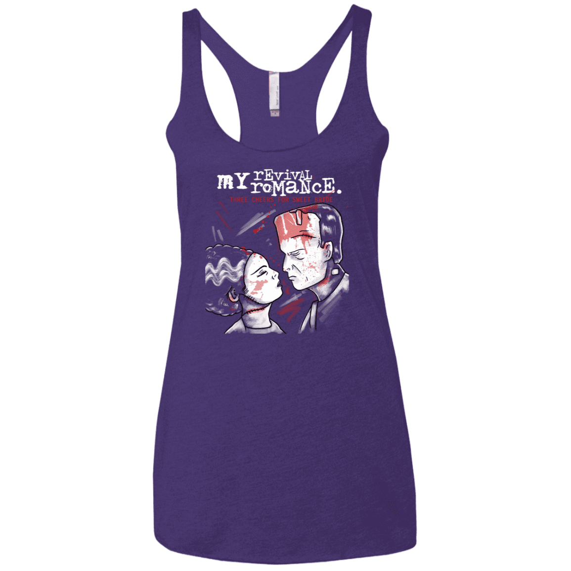 T-Shirts Purple Rush / X-Small My Revival Romance Women's Triblend Racerback Tank