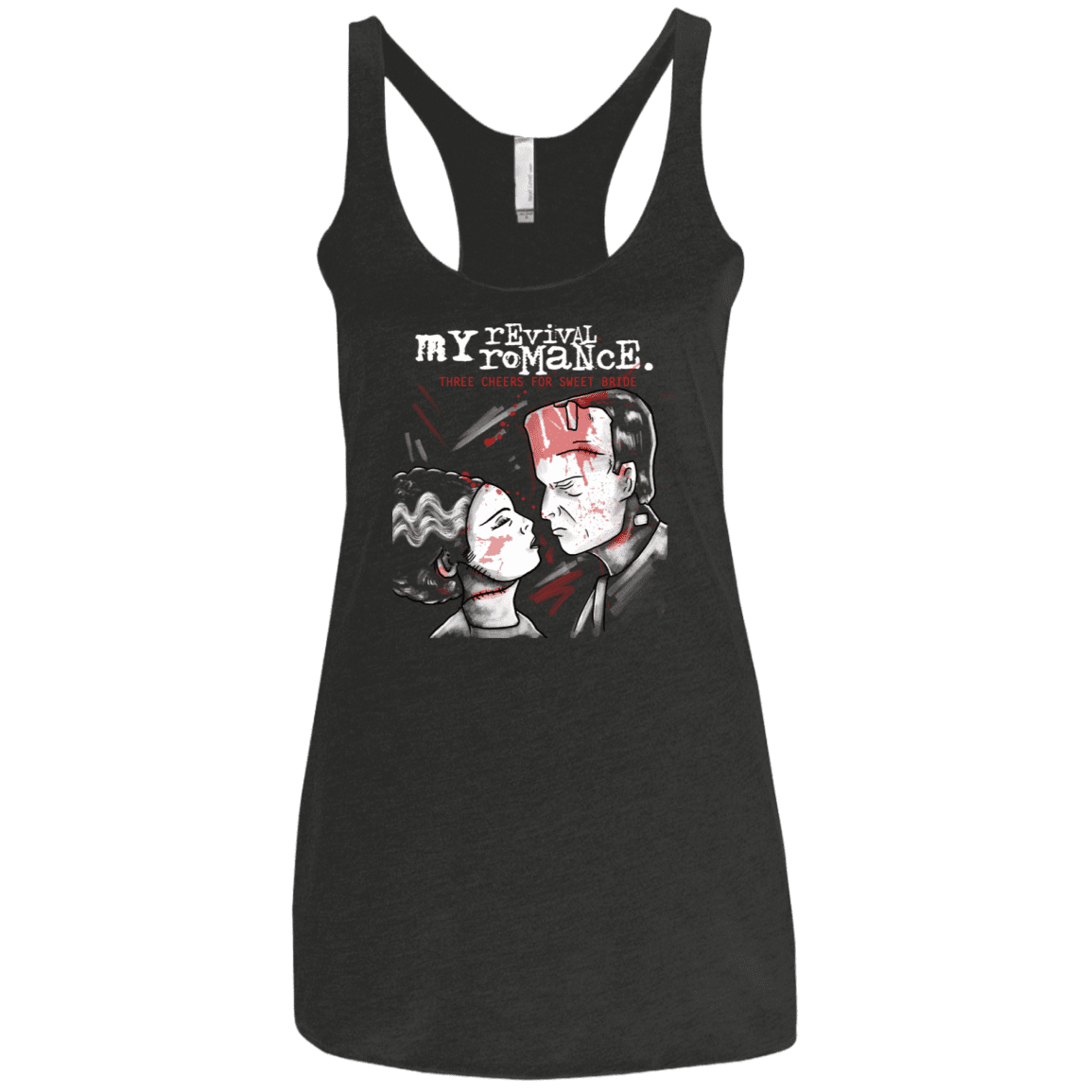 T-Shirts Vintage Black / X-Small My Revival Romance Women's Triblend Racerback Tank