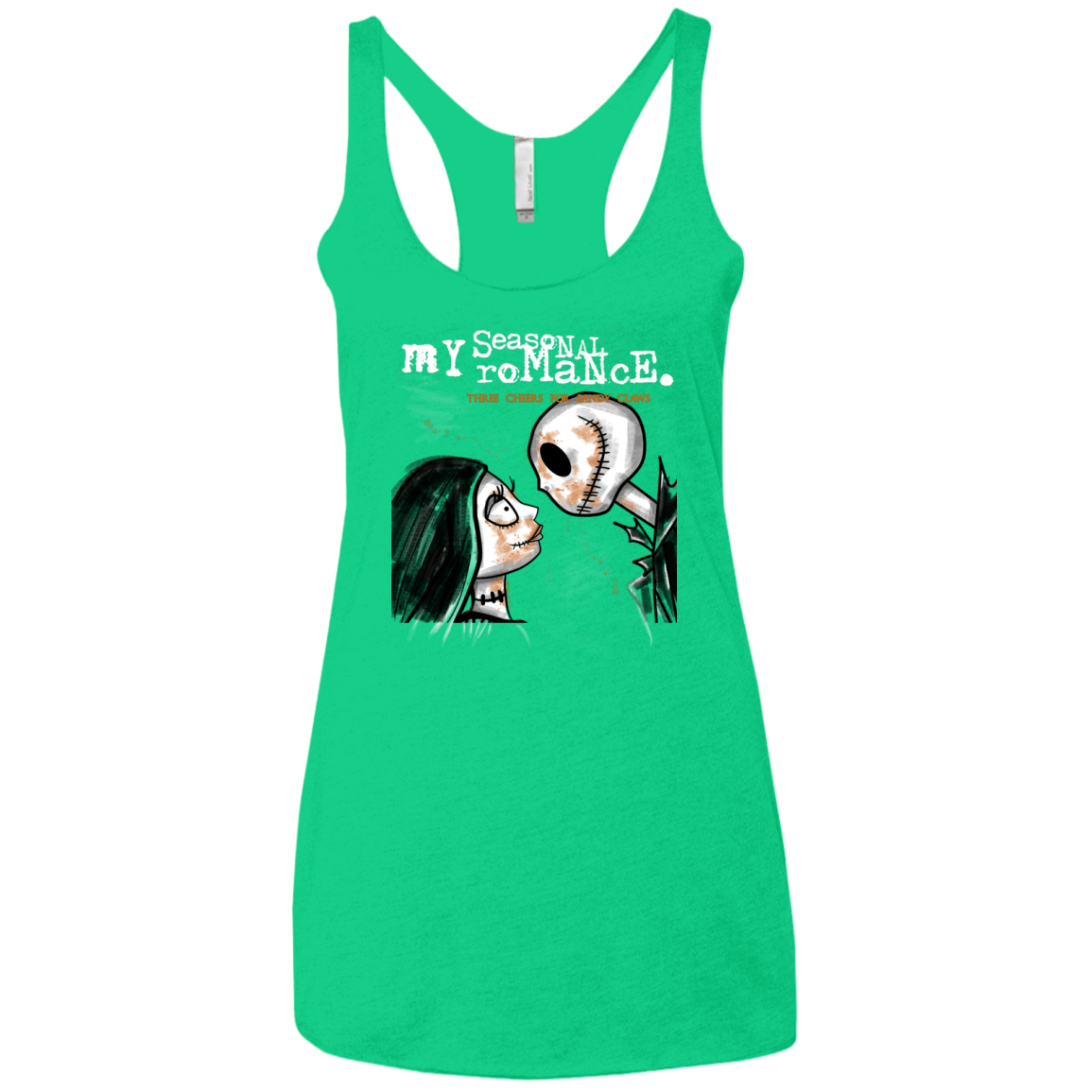 T-Shirts Envy / X-Small MY SEASONAL ROMANCE Women's Triblend Racerback Tank