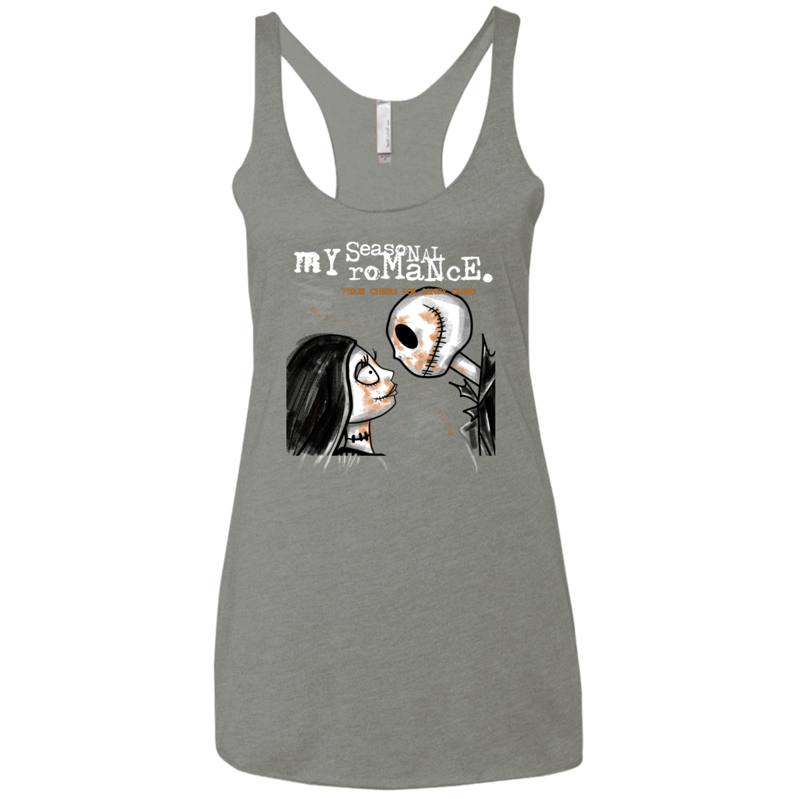 T-Shirts Venetian Grey / X-Small MY SEASONAL ROMANCE Women's Triblend Racerback Tank