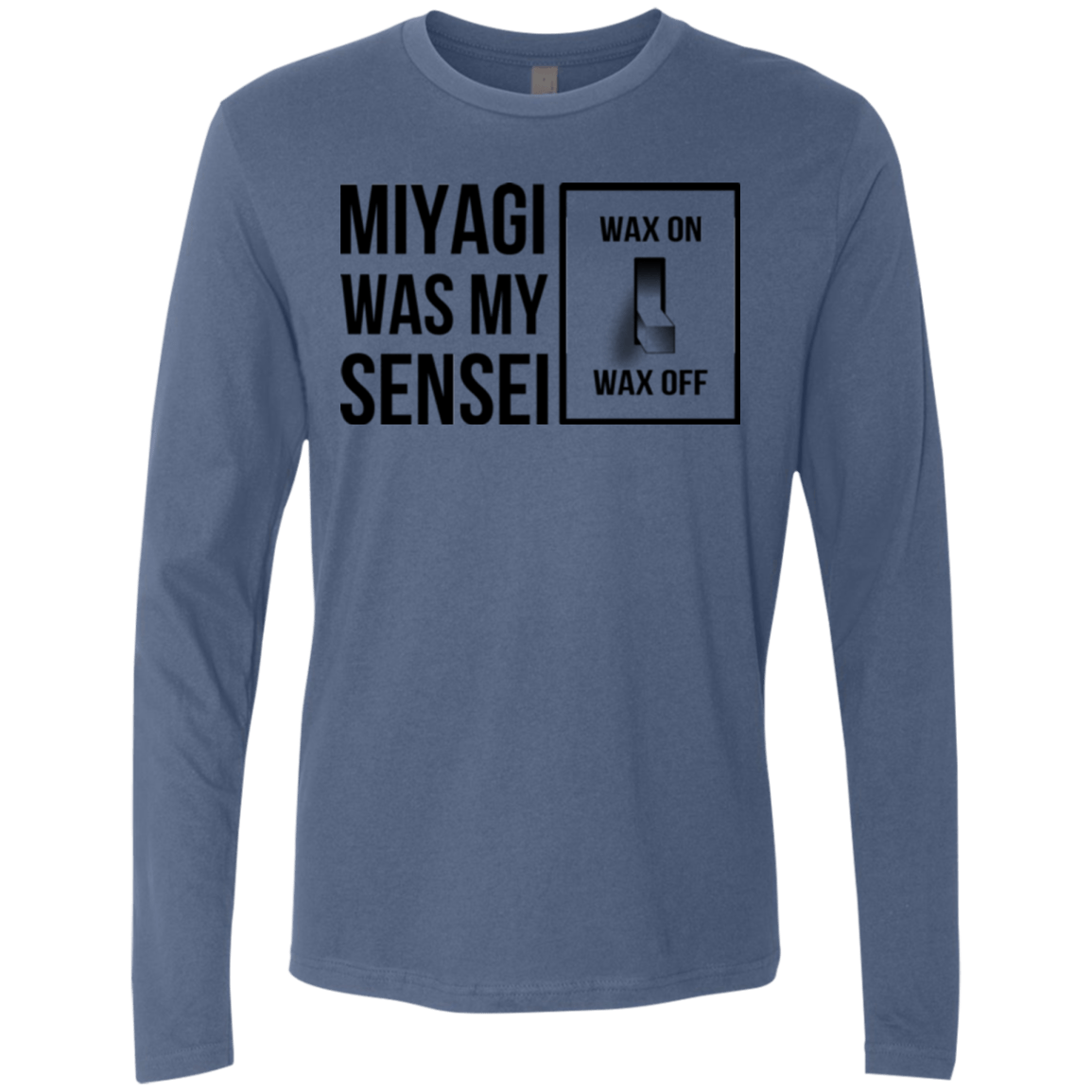 T-Shirts Indigo / Small My Sensei Men's Premium Long Sleeve