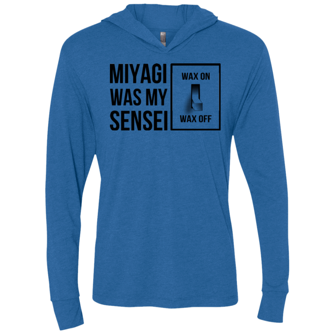 T-Shirts Vintage Royal / X-Small My Sensei Triblend Long Sleeve Hoodie Tee
