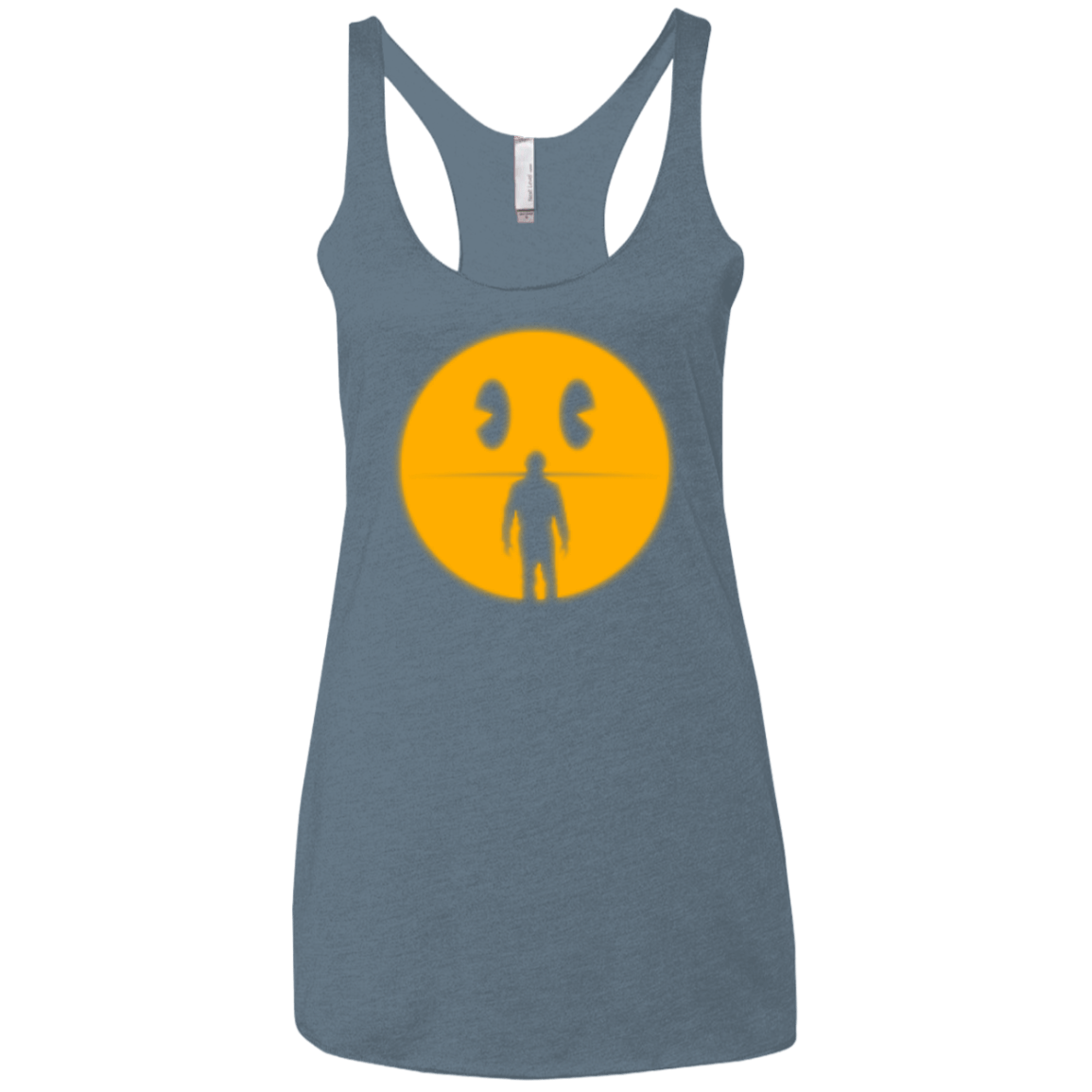 T-Shirts Indigo / X-Small My son Women's Triblend Racerback Tank