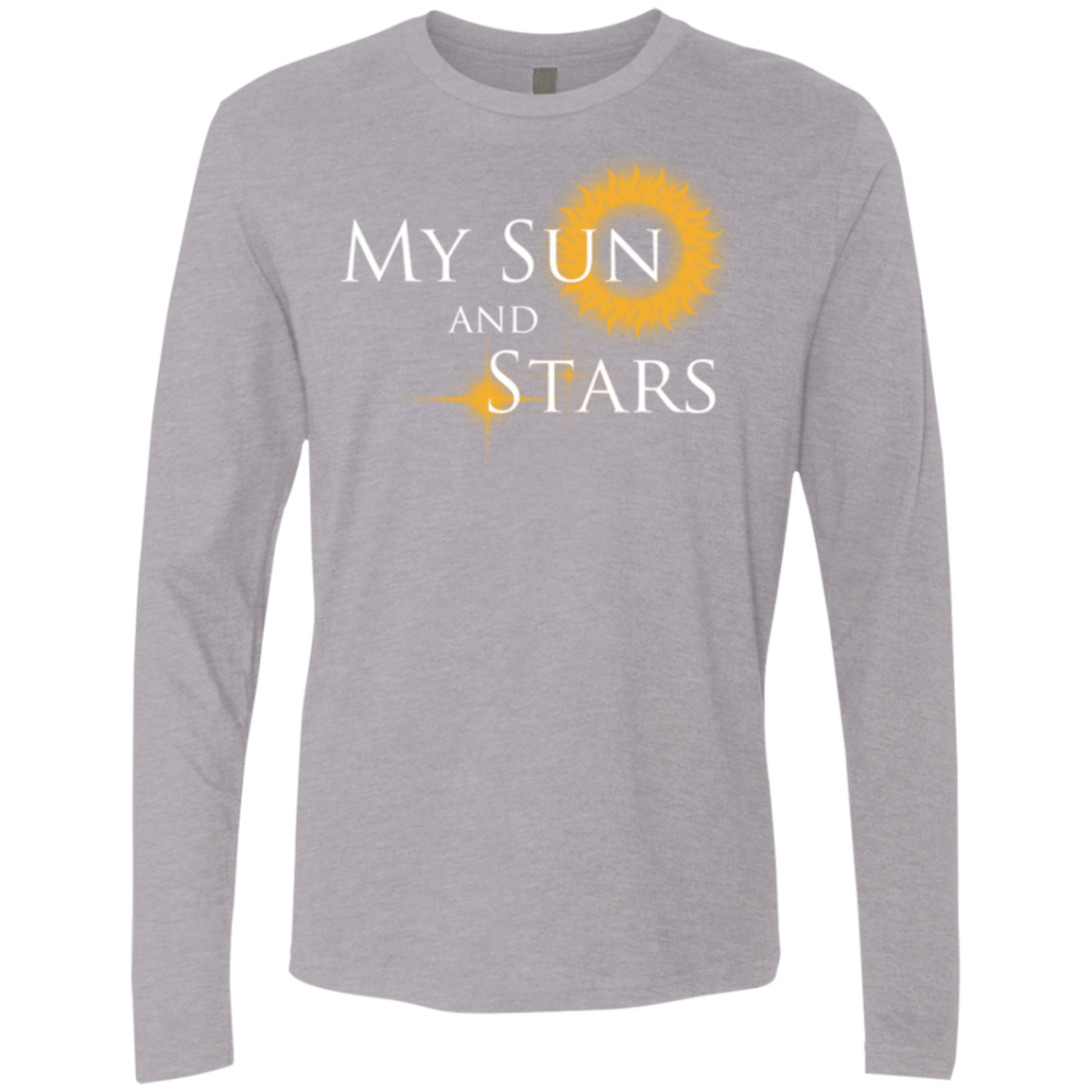 T-Shirts Heather Grey / Small My Sun And Stars Men's Premium Long Sleeve