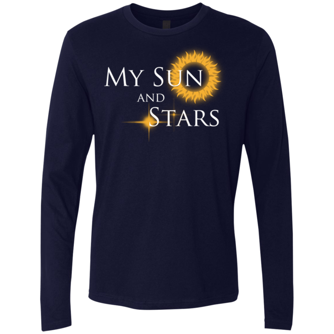 T-Shirts Midnight Navy / Small My Sun And Stars Men's Premium Long Sleeve