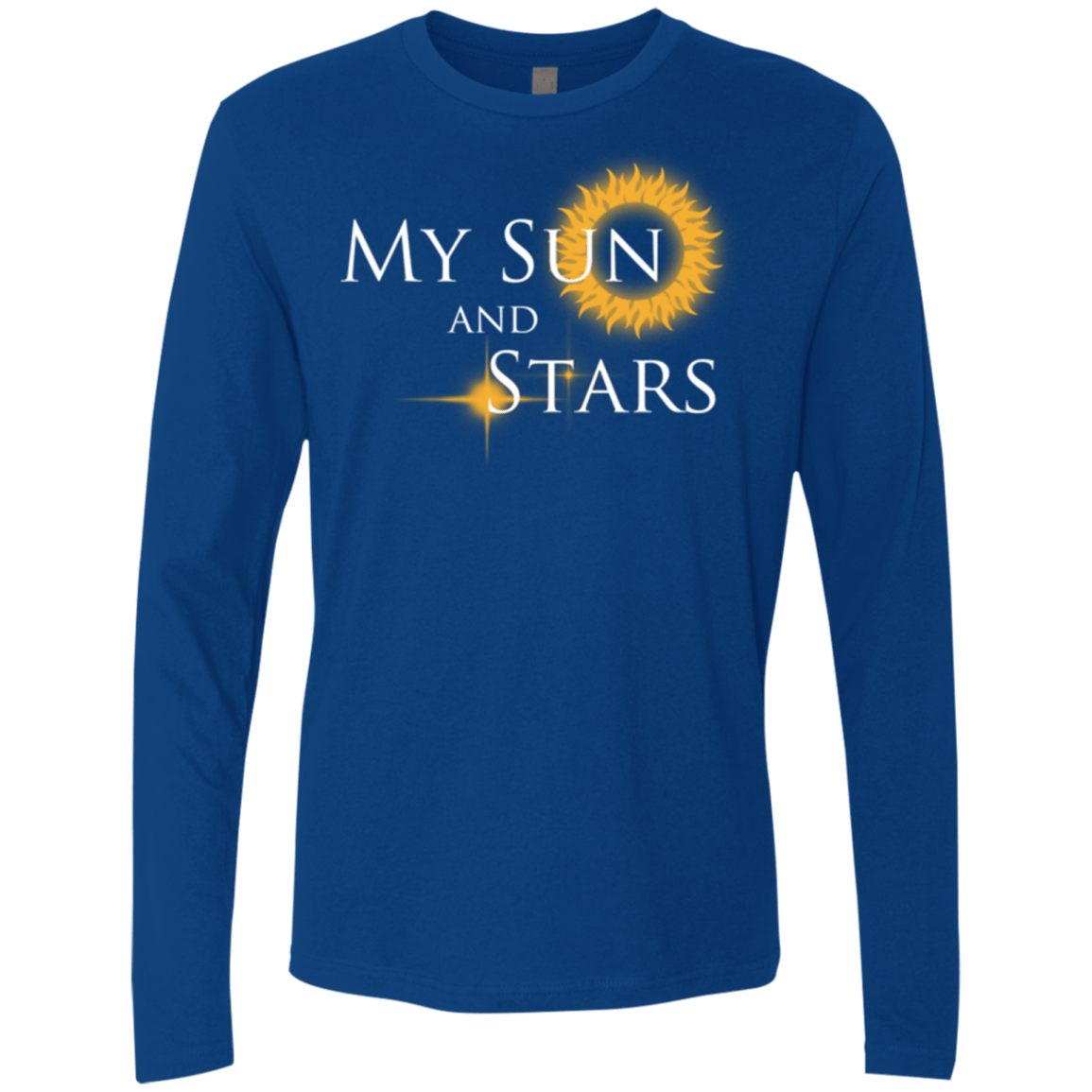 T-Shirts Royal / Small My Sun And Stars Men's Premium Long Sleeve