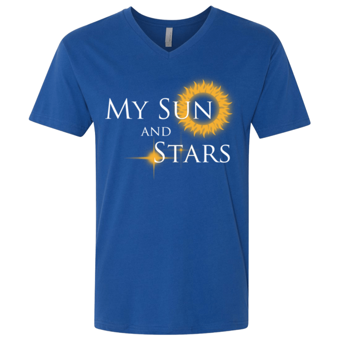 T-Shirts Royal / X-Small My Sun And Stars Men's Premium V-Neck