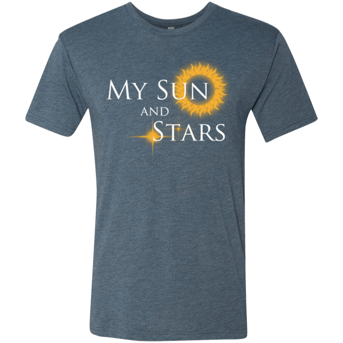 T-Shirts Indigo / Small My Sun And Stars Men's Triblend T-Shirt