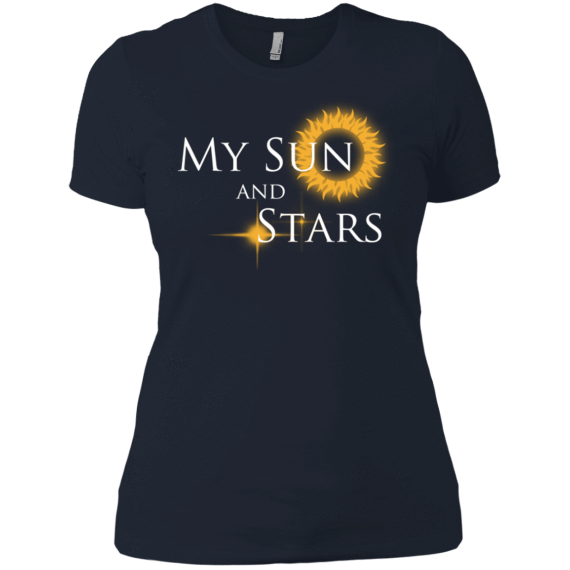 T-Shirts Midnight Navy / X-Small My Sun And Stars Women's Premium T-Shirt