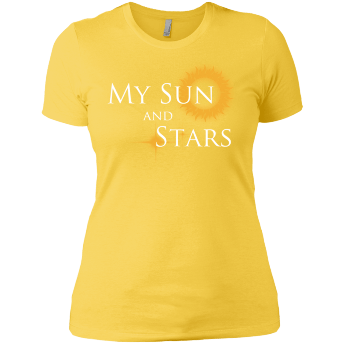 T-Shirts Vibrant Yellow / X-Small My Sun And Stars Women's Premium T-Shirt