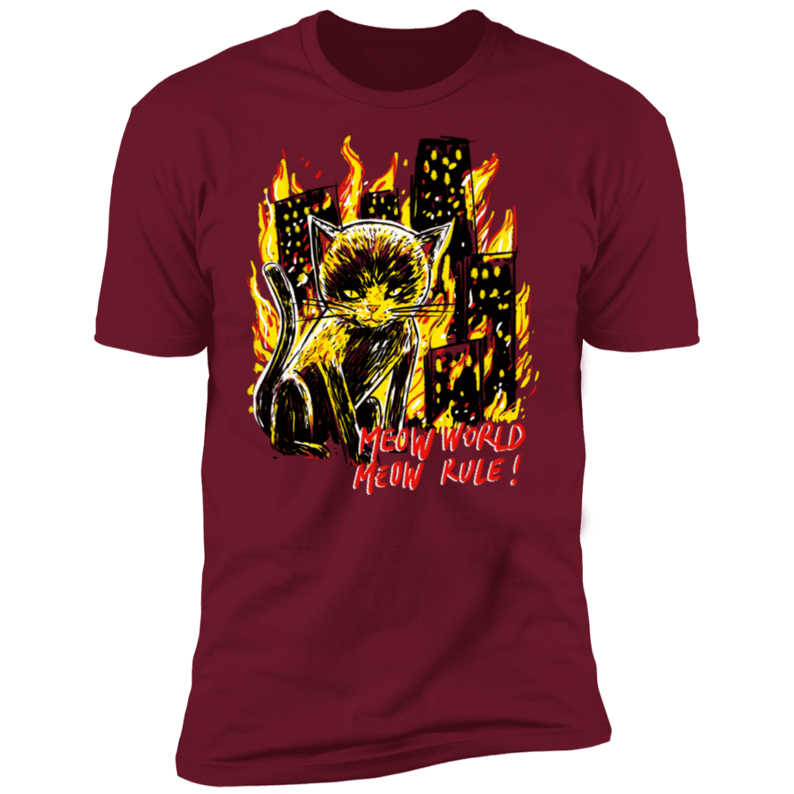 T-Shirts Cardinal / S My World Men's Premium T-Shirt