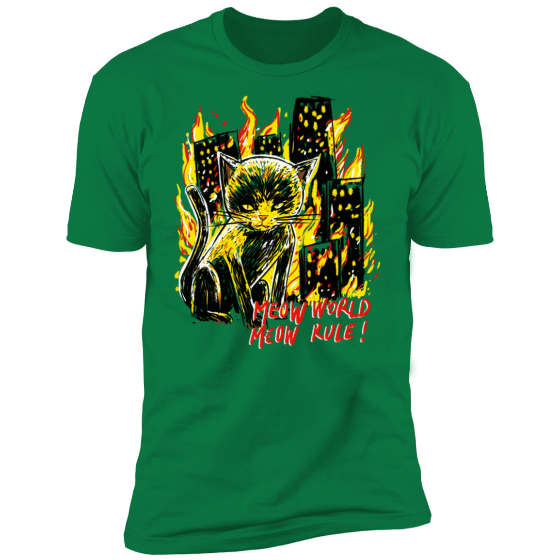 T-Shirts Kelly Green / S My World Men's Premium T-Shirt