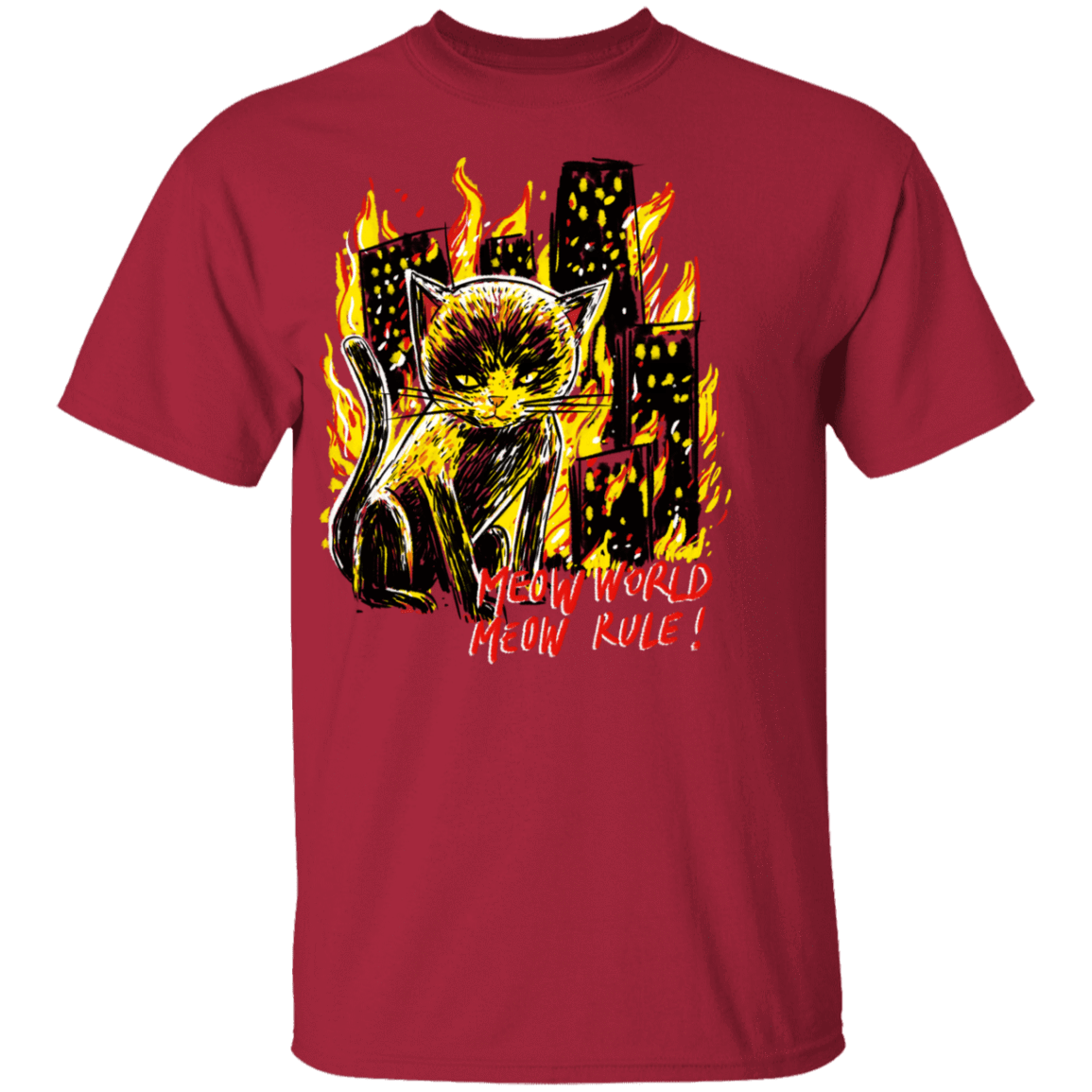 T-Shirts Cardinal / S My World T-Shirt